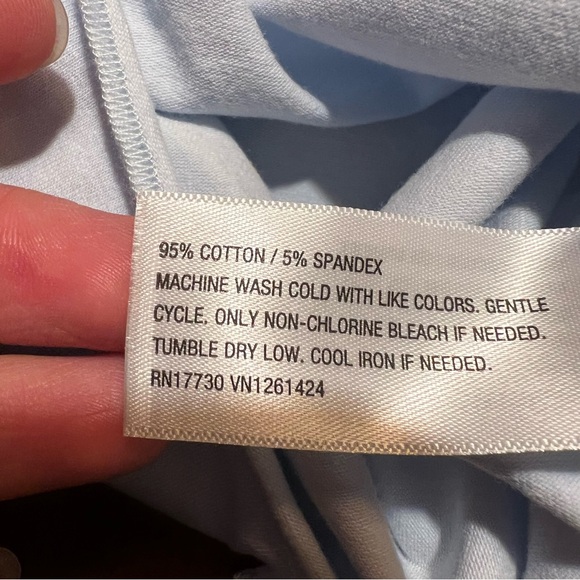 4/$20 NWT Wild Fable Light Blue V Neck Long Sleeve Top XXS - Picture 6 of 6